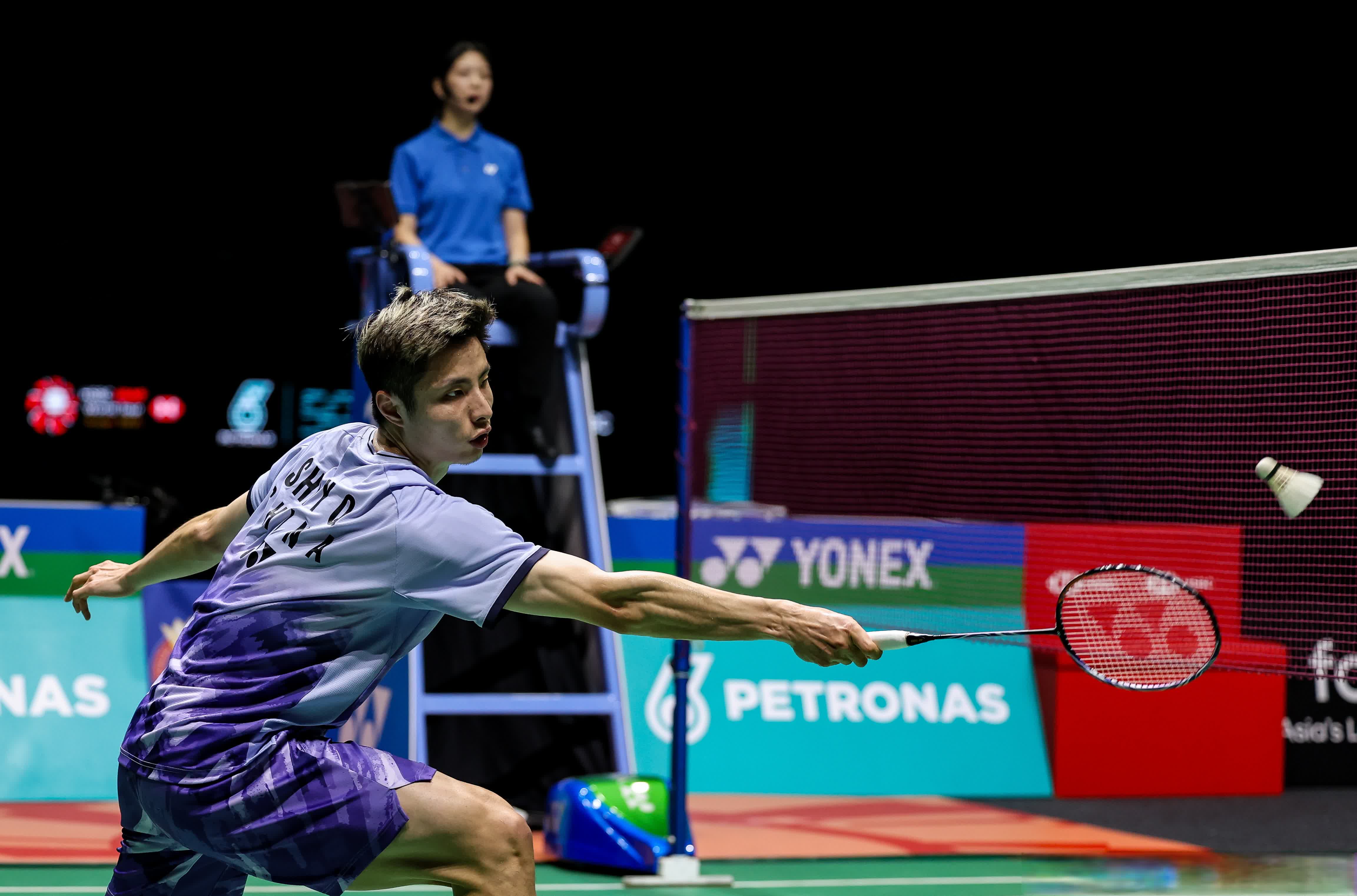 印尼队碾压法国队,石宇奇高光表现 印尼队碾压法国队,石宇奇高光表现